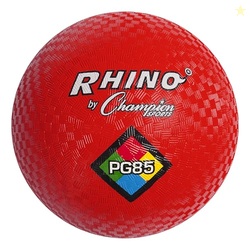 Champion Sports Rhino Playground Balls 8.5" D - Two Ply, Nylon Wound, 