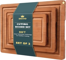 Bamboo Cutting Board Set of 3