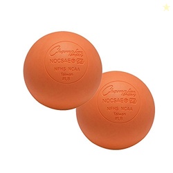 Champion Sports Orange Lacrosse Balls, Official Size - NCAA, NFHS & SE