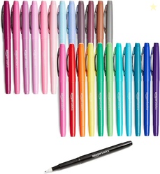 Amazon Basics Felt Tip Marker Pens, 24-Pack