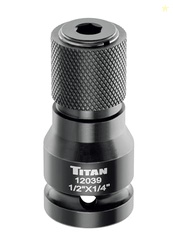 Titan 12039 1/2" Drive to 1/4" Hex Drive Quick Change Adapter