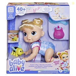 Baby Alive Crawl 'n Play Harper Hugs Electronic Crawling Baby Doll Set