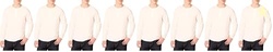 Amazon Essentials Men's Slim-Fit Long-Sleeve Henley Shirt, White, XX-L