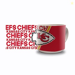 Rico Industries NFL Football Kansas City Chiefs 14 oz Metro Ceramic Co