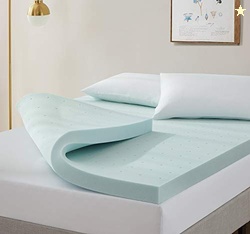 Nestl Mattress Topper, Gel Infused Memory Foam Mattress Topper, Ventil