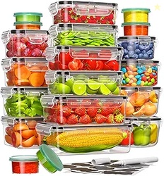 40 Piece Food Storage Containers