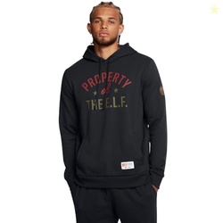 Under Armour Men's Project Rock Red One E.L.F. Hoodie, (001) Black / /
