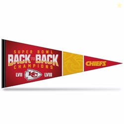 Rico Industries NFL Football Kansas City Chiefs Back to Back Champs 12