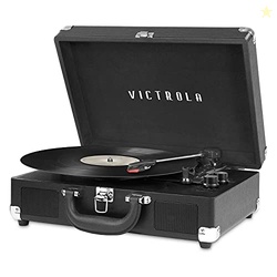 Victrola Journey Bluetooth Portable Suitcase Record Player  with Built