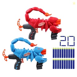Wild Venompack, Includes 2 Easy Play Nerf Blasters, Scorpion Designs, 