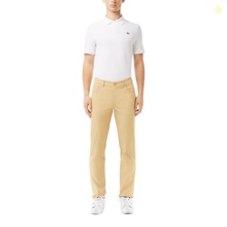 Lacoste Men's Sport Ultra Dry Slim Fit Golf Pants, Croissant, 32