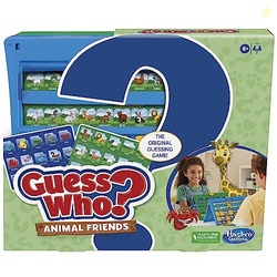 Hasbro Gaming Guess Who? Animal Friends Game | 2 Double-Sided Animal S
