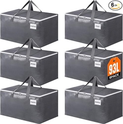 BlissTotes Large Moving Bags, 6 Pack