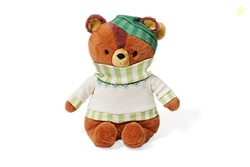 Wild Republic Amazon Exclusive Holiday Bear 14 Eco-Friendly Plush