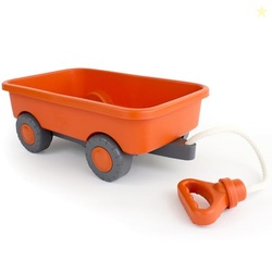 Green Toys Wagon, Orange CB - Pretend Play, Motor Skills, Kids Outdoor