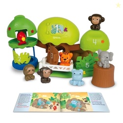 Learning Resources Peeksville Learning Jungle Playset, Animal Kingdom 