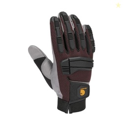 Carhartt Women's High Dexterity Protective Knuckle Guard Glove, Blackb