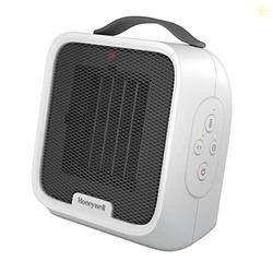 Honeywell UberHeat Plus Ceramic Space Heater for Small Rooms, White