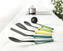 Joseph Joseph Duo 5-Piece Utensil Set with Integrated Tool Rests: Vibr