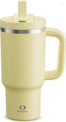ENCOOL Tumbler with Handle and Straw