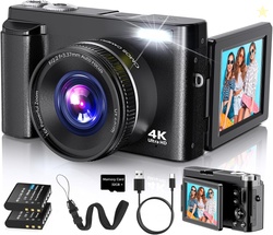 4K Digital Camera for Photography Autofocus