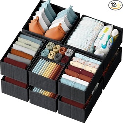 NEATERIZE Drawer Organizer Clothes Set of 12