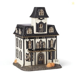 Lenox Vintage Halloween Light-Up House Figurine, 9.25-Inch, Porcelain 