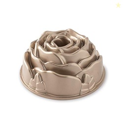 Nordic Ware Rose Bundt, 10 Cup, Toffee