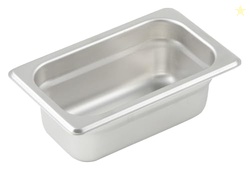 Winco Anti-Jamming Steam Pan, 1/9 by 2 1/2-Inch, Standard Weight