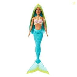 Barbie Mermaid Doll with Two-Tone Blue & Yellow Fantasy Hair & Headban