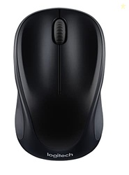 Logitech M317 Wireless Mouse, 2.4 GHz with USB Receiver, 1000 DPI Opti