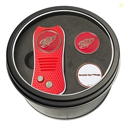 Team Golf NHL Detroit Red Wings 2 Ball Markers Tin Gift Set with Retra