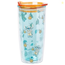 Silver Buffalo Disney Lilo and Stitch Hawaiian Shirt Pattern Double Wa