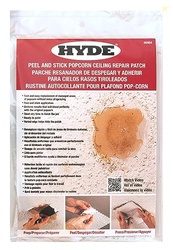 Hyde 09954 Popcorn Ceiling Patch Repair Kit, White, 2 9x6-inch Patches