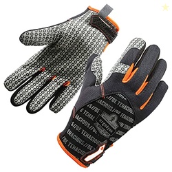 ProFlex 821 Work Gloves, Gripping Palm, Breathable Comfort, Large, Bla