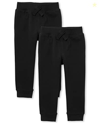 The Children's Place Baby Boys and Toddler Active Fleece Jogger Pants,