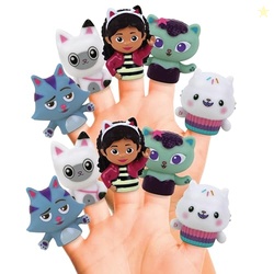 NBC Universal Gabby's Dollhouse Bath Finger Puppets, 10 Pc - Party Fav