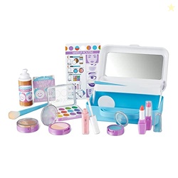 Melissa & Doug Love Your Look Pretend Makeup Kit (16 pcs)  Kids Vanity