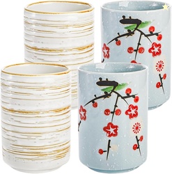 4 Pack Japanese Tea Cup