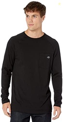Dickies mens Temp-iq Performance Cooling Long Sleeve T-shirt T Shirt, 