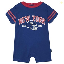 Gerber Baby NFL Team Short Sleeve Romper, Giants, 6-9 Months