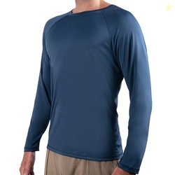 Kanu Surf Mens Swim Shirt w/Long Sleeves  Quick-Dry, UPF 50+ Workout R