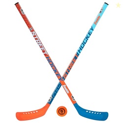 Franklin Sports Kids Street Hockey Set - NHL - Includes 2 Hockey Stick