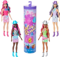 Barbie Color Reveal Fashion Doll & Accessories with 6 Surprises, Disco