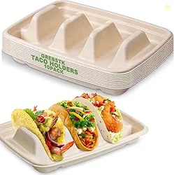 GREBSTK 10 Pack Disposable Taco Holders