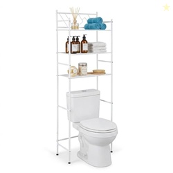 Home Zone Living Over-The-Toilet Bathroom Storage Organizer with 3-Tie