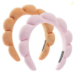 Spa Headbands for Washing Face or Facial, Set of 2