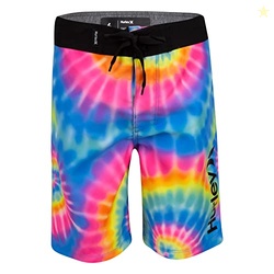 Hurley Boys Board Shorts, Multi Tie Dye, 3T