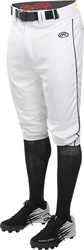 Rawlings | LAUNCH SERIES Knicker Baseball Pants | Youth Small | White/