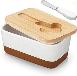 MALACASA Butter Dish with Lid